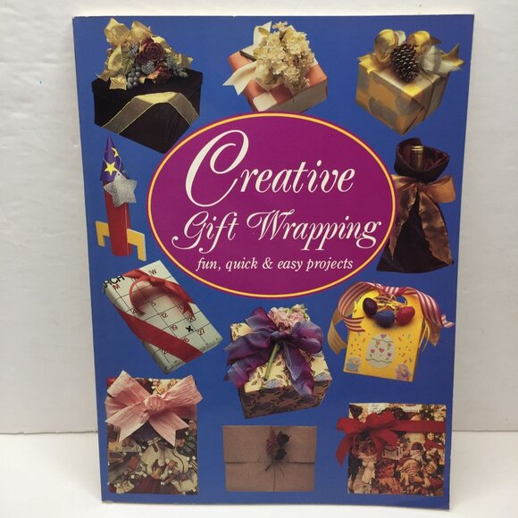 Vintage 2 Book Set Creative Gift Wrapping Fun Easy Simply Shreds Ribbon Shredder - Picture 2 of 16